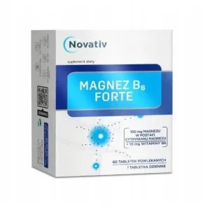 Novativ Magneziu B6 Forte, 60 comprimate