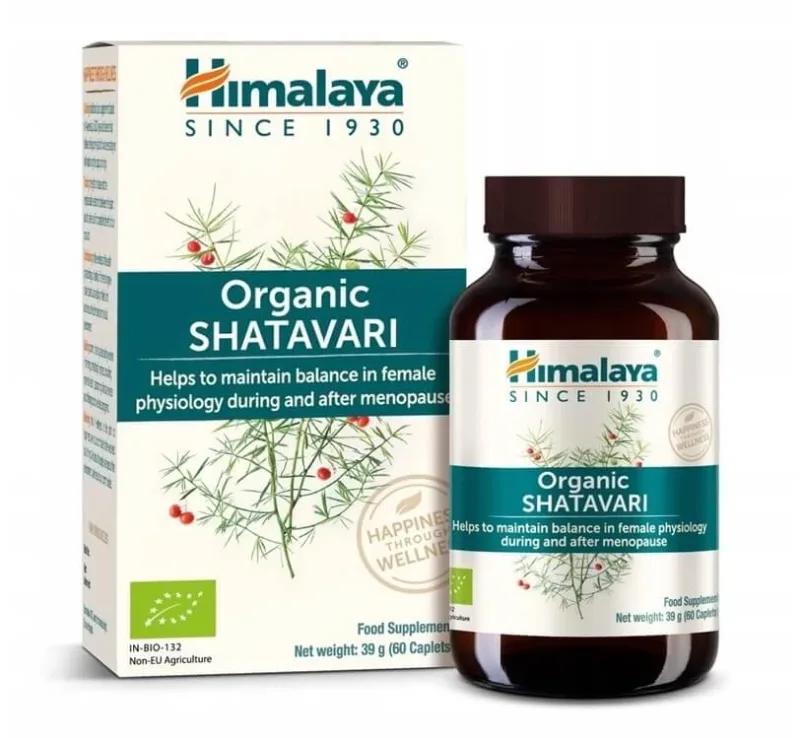 Himalaya Organic Shatavari, 60 comprimate — preț și oferte