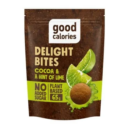 Gustare pe baza de curmale cu cacao si ulei de lime, 65 g, Good Calories — preț și oferte