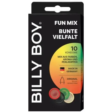 Prezervative Fun Mix, 10 bucati, Billy Boy — preț și oferte
