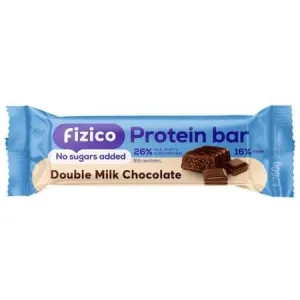 Baton proteic cu ciocolata cu lapte Fizico, 60 g, Sly Nutritia
