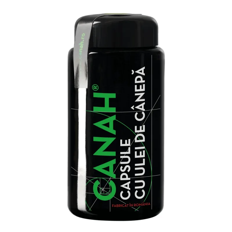 Capsule Bio cu ulei de Canepa, 84 bucati, Canah — preț și oferte