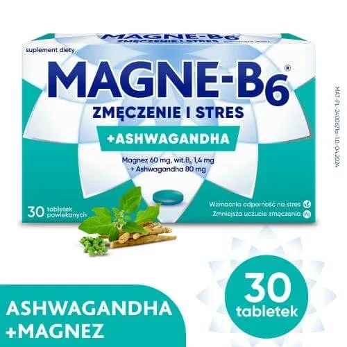 Magne-B6 Oboseală și stres, 30 comprimate filmate — preț și oferte