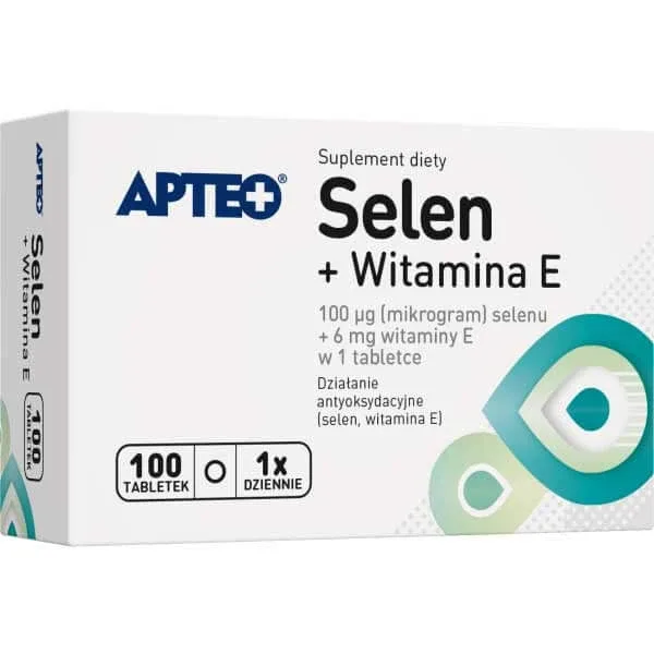 Apteo Seleniu + Vitamina E, 100 comprimate — preț și oferte