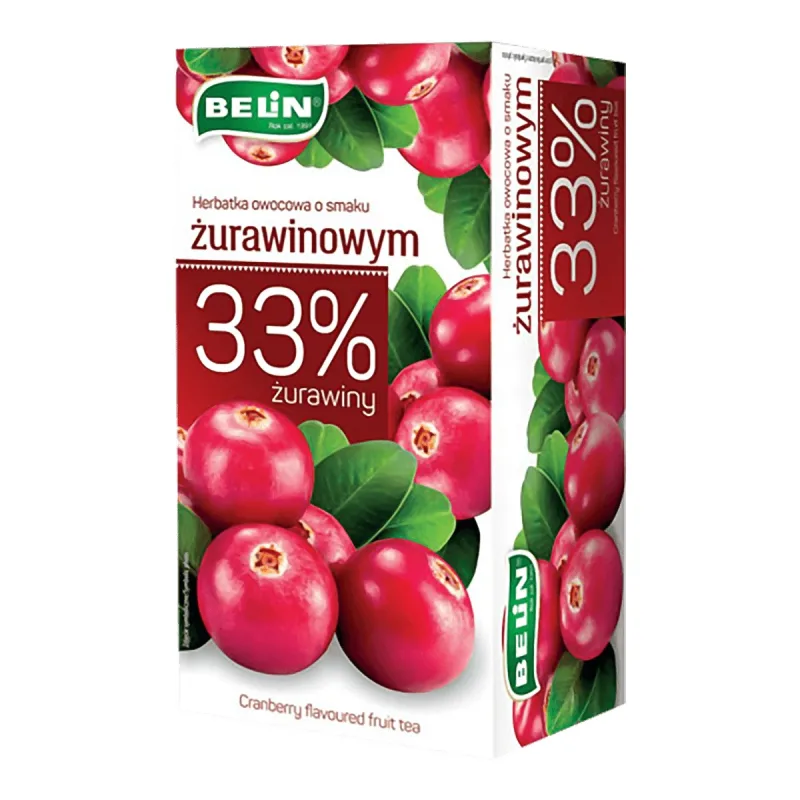 Belin Ceai de fructe cu aromă de merișor, 2 g x 20 plicuri — preț și oferte