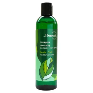 Element, șampon micelar pentru păr și scalp, busuioc + NMF, 300 ml