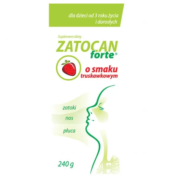 Zatocan Forte, sirop pentru copii de la 3 ani și adulți, aromă de căpșuni, 240 g — preț și oferte