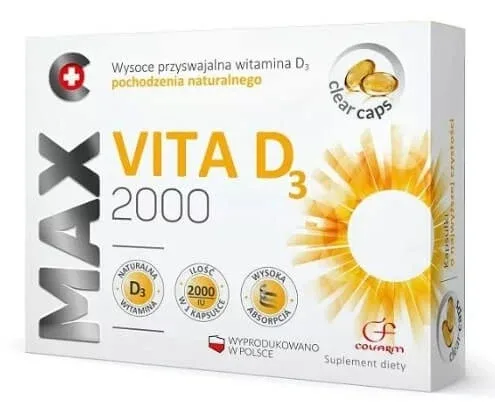 MAX Vita D3 2000 30 capsule — preț și oferte
