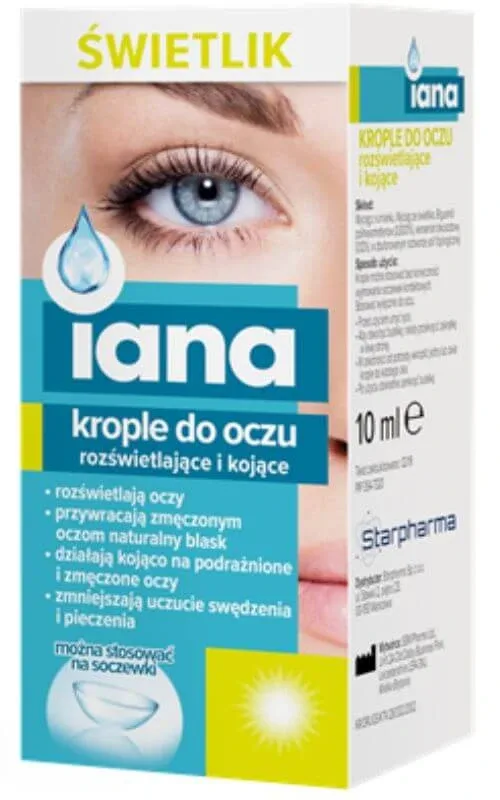 IANA CANDLE picături pentru ochi iluminatoare și calmante 10ml STARPHARMA — preț și oferte