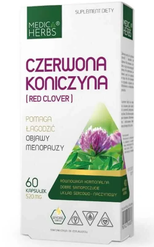 Trifoi roșu 520mg 60 capsule Medica Herbs — preț și oferte