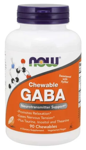 NOW alimente GABA + Taurina + Inositol 90 pastile