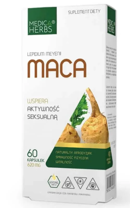 Maca 620mg, 60 capsule Medica Herbs — preț și oferte
