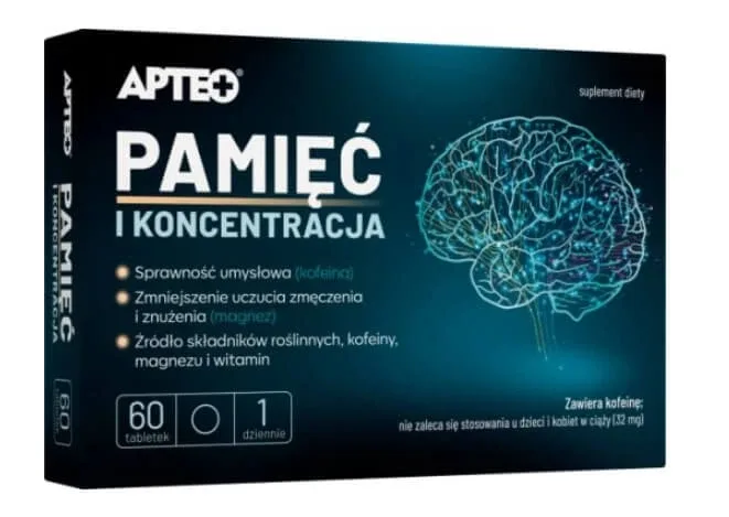 Apteo Memorie și concentrare, 60 comprimate — preț și oferte