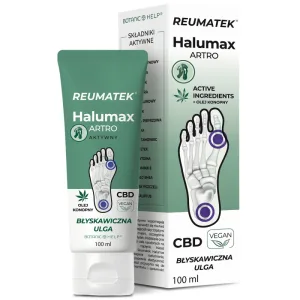Botanic Help Rheumatek Halumax Artro, unguent pentru picioare, 100 ml