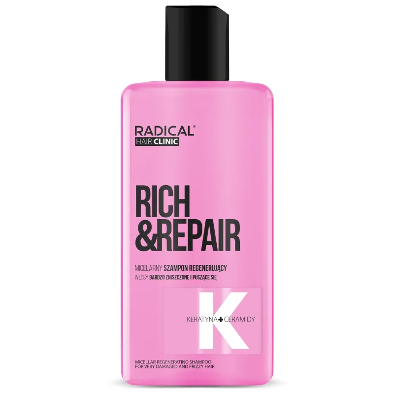 Radical Hair Clinic Rich & Repair, șampon micelar regenerant, 300 ml — preț și oferte