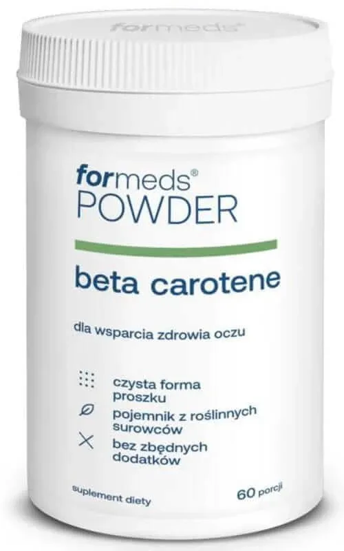 POWDER BETA CAROTENE 60 porții Caroten - Formeds — preț și oferte