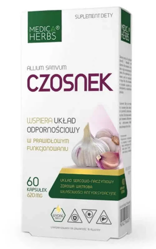 Usturoi 620mg, 60 capsule Medica Herbs — preț și oferte