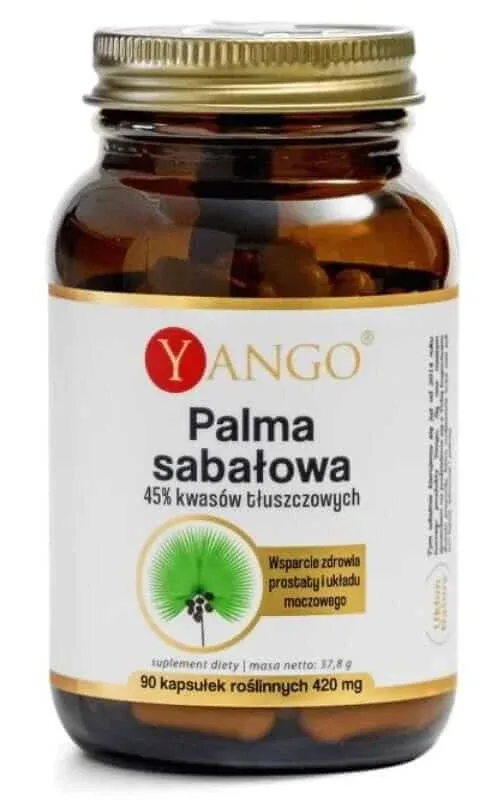 Sabal palmier 45% acizi grași 90 capsule Yango — preț și oferte