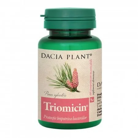 Triomicin, 60 comprimate, Dacia Plant — preț și oferte