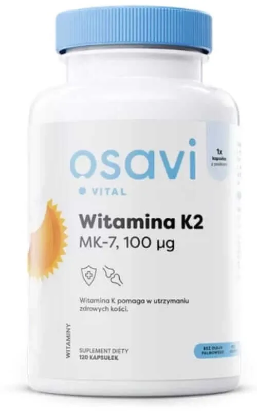 Osavi Vitamina K2 MK-7, 100 μg (120 capsule) — preț și oferte