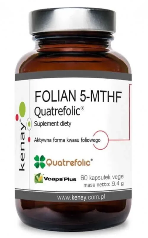 FOLATE 5-MTHF (acid folic activ) Quatrefolic® (60 capsule) Kenay — preț și oferte
