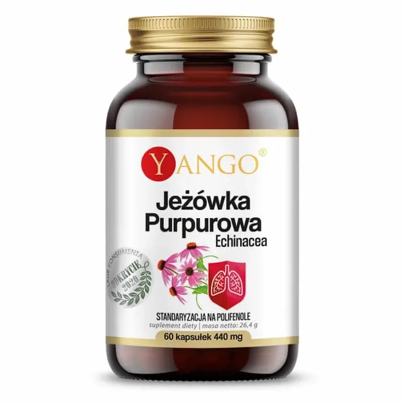 Echinacea extract 350 mg, Purple Coneflower 60 caps YANGO — preț și oferte