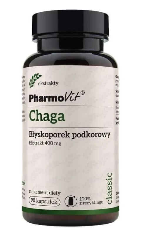 Chaga 4:1 - 90 capsule ( Spinneret subcortical) Pharmovit Classic — preț și oferte