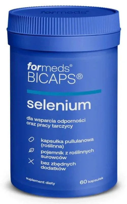 BICAPS SELENIUM 200 µg Seleniu 60 capsule. Formate — preț și oferte