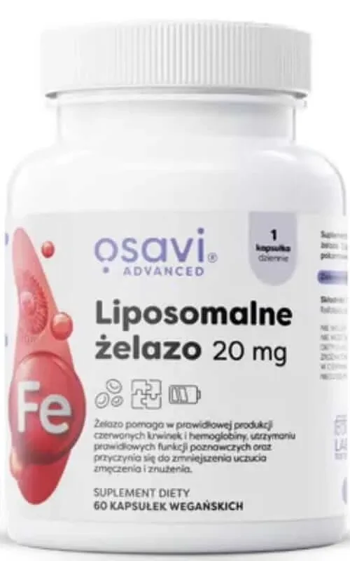 Osavi Fier lipozomal 20 mg - 60 capsule vegane — preț și oferte