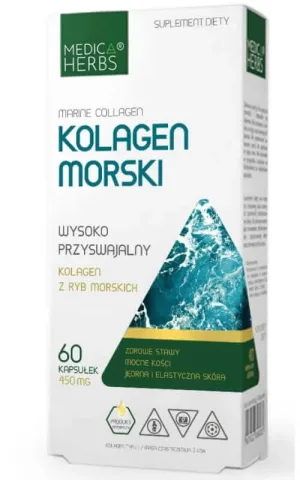 Colagen marin 450 mg, 60 capsule Medica Herbs