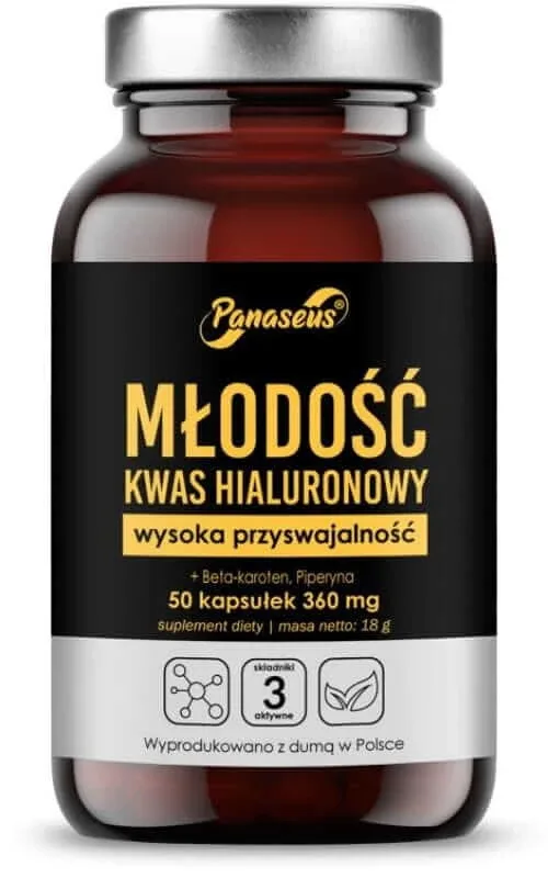 Acid hialuronic Tinerețe 50 capsule Panaseus — preț și oferte