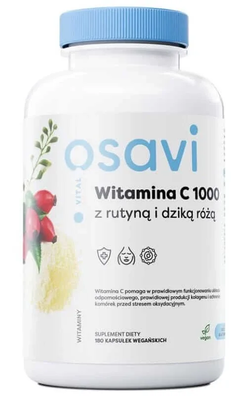 Osavi Vitamina C 1000 cu Rutin și Wild Rose 180 capsule — preț și oferte