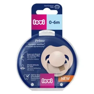 LOVI Suzeta Prime Nude 0-6 luni – Silicon Dinamic, 1 Bucata