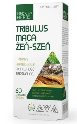 Tribulus Maca Ginseng 60 capsule Medica Herbs