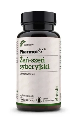 Extract de ginseng siberian 200 mg (90 capsule) Pharmovit Classic