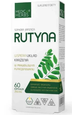 Rutin 350mg, 60 capsule Medica Herbs