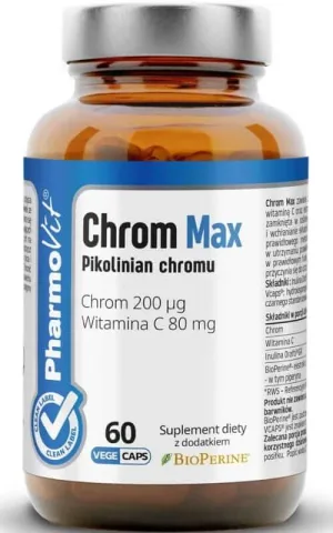 Crom Max 200 µg 60 capsule Pharmovit Clean Label