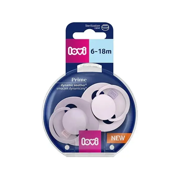 Lovi Set 2 suzete Dynamic Prime 6–18 luni Lilac — preț și oferte