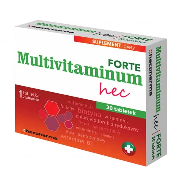Multivitaminum Forte Hec, 30 comprimate — preț și oferte