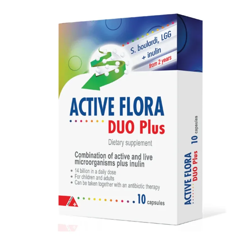 Active Flora Duo, 10 capsule, Master Pharma — preț și oferte