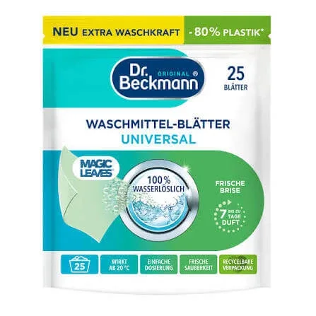 Detergent rufe tip servetel, Universal, 25 bucati, Dr. Beckmann — preț și oferte