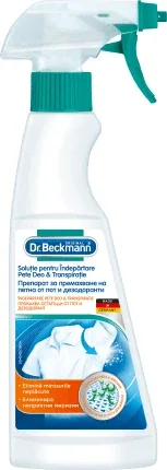 Dr.Beckmann Spray îndepartare a petelor de deodorant și transpirație, 250 ml — preț și oferte