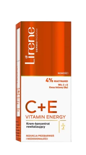 Lirene, Cremă revitalizantă C+E, 40ml