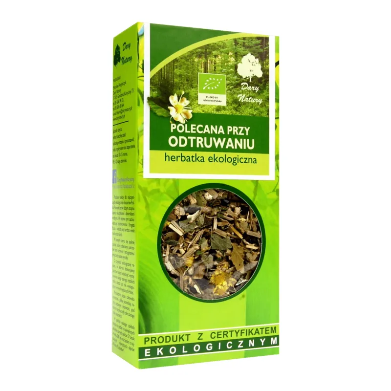 Dary Natury Ceai recomandat pentru detoxifiere, organic, 50 g — preț și oferte