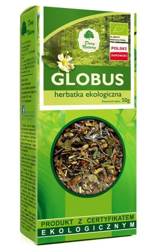 Globus ceai BIO 50g DARY NATURY — preț și oferte