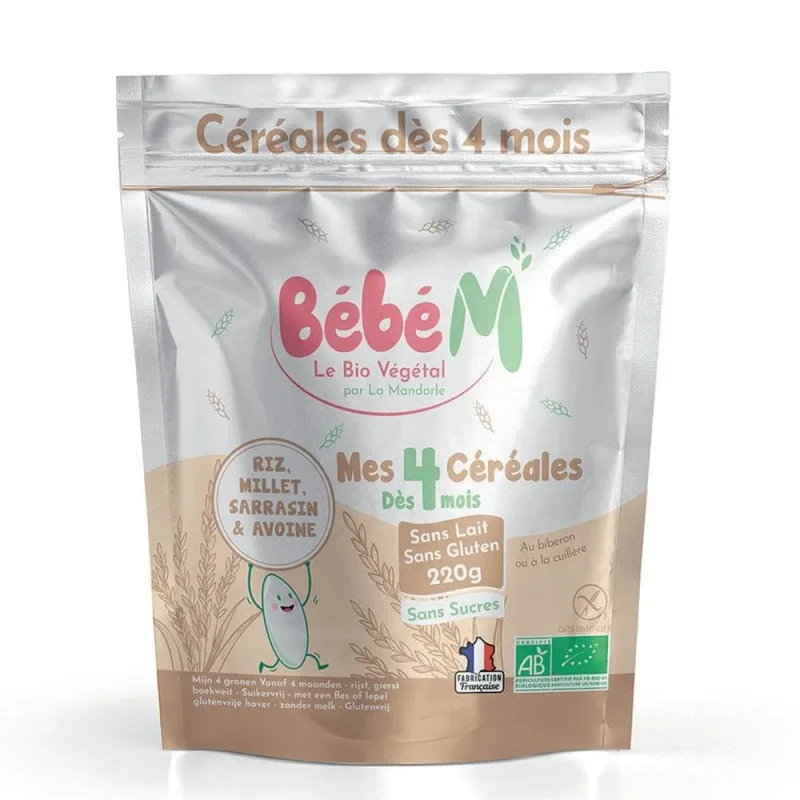 La Mandorle My 4 cereale organice de la 4 luni 220g — preț și oferte