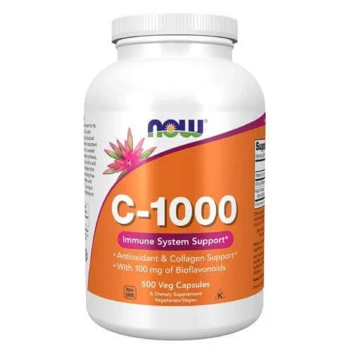 NOW FOODS C-1000 bioflavonoide + rutin, 500 capsule — preț și oferte