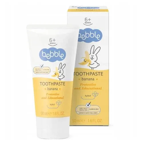 BEBBLE Pastă de dinți cu banane pentru copii, 50 ml — preț și oferte