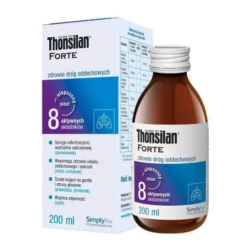 Sirop Thonsilan Forte, 200 ml Novascon — preț și oferte