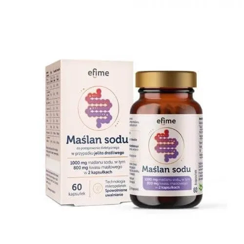 EkaMedica Efime Butirat de sodiu 1000 mg, 60 capsule — preț și oferte